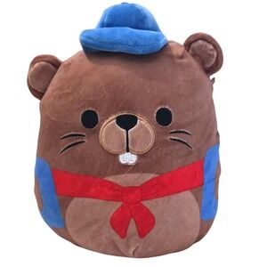 Squishmallows‎ CHIP the Beaver Back to School Plush 8 Inces Kelly Toys